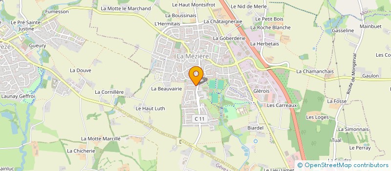 localisation de l'entreprise MCC  LA MEZIERE