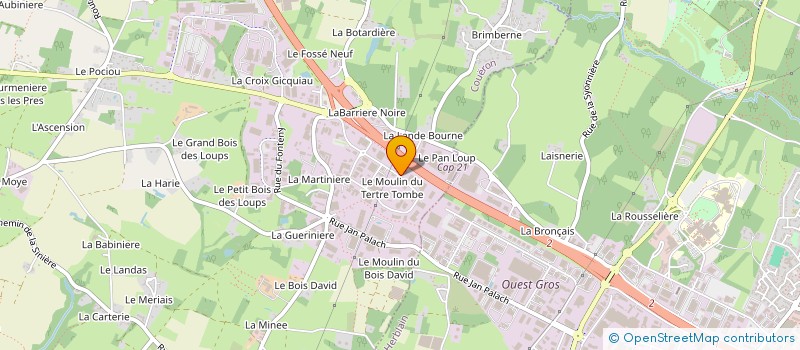 localisation de l'entreprise MCC ABLIS FRANCE à COUERON