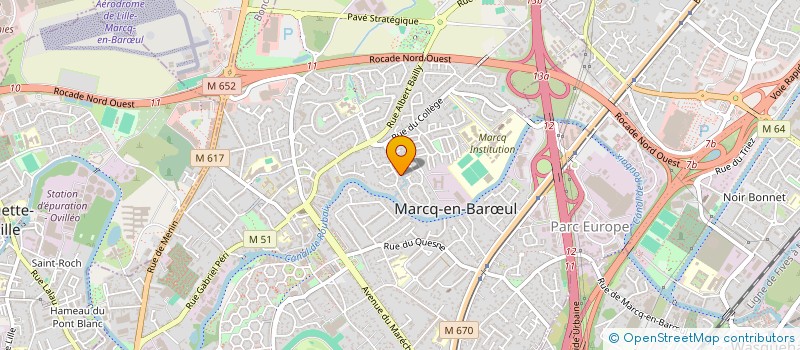 localisation de l'entreprise MCC COM à MARCQ-EN-BARŒUL
