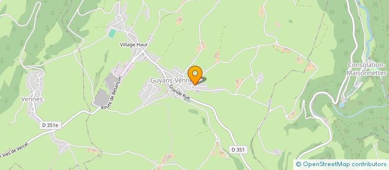 localisation de l'entreprise MCC HORIZONS  GUYANS-VENNES