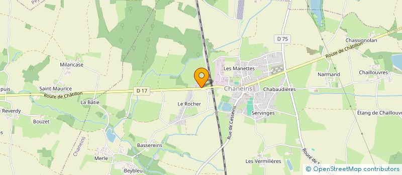 localisation de l'entreprise MCC, NOTAIRES ASSOCIES  CHANEINS