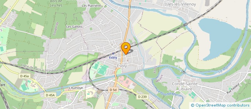 localisation de l'entreprise MCCB à ESBLY