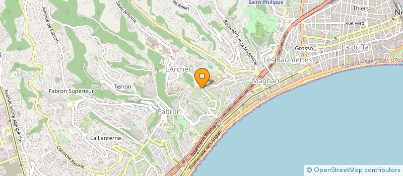 localisation de l'entreprise MCCBD à NICE