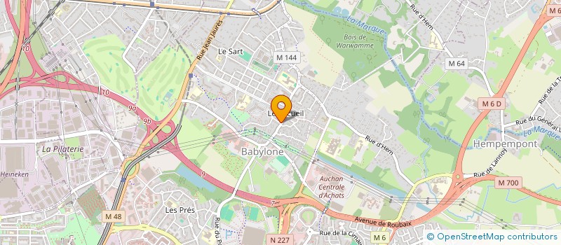 localisation de l'entreprise MCCD  VILLENEUVE-D'ASCQ