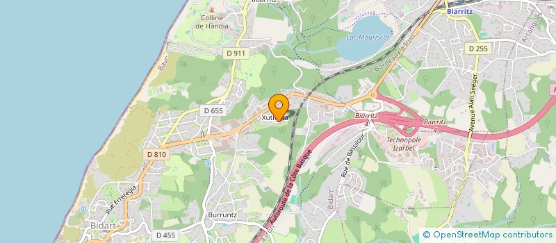 localisation de l'entreprise MCCGI  BIDART