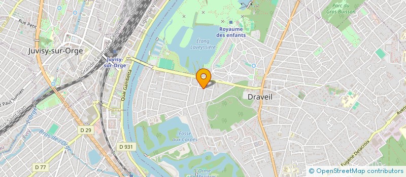 localisation de l'entreprise MCCI à DRAVEIL