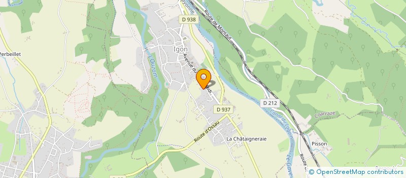 localisation de l'entreprise MCCI à IGON