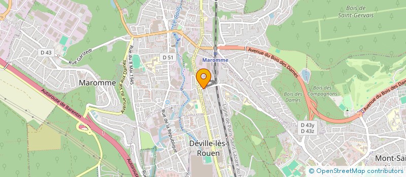 localisation de l'entreprise MCCI à DEVILLE-LES-ROUEN