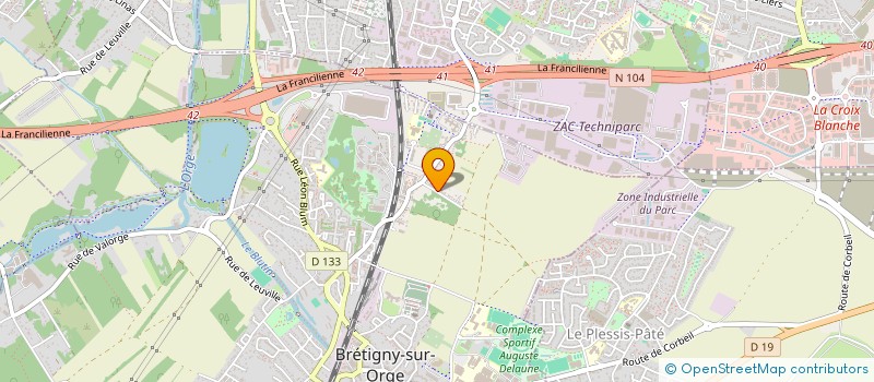 localisation de l'entreprise MCCL à BRETIGNY-SUR-ORGE