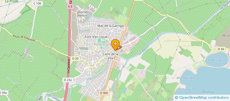 localisation de l'entreprise MCCN  POLLESTRES