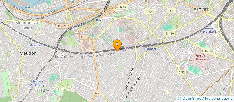 localisation de l'entreprise MCCONSULTING à CLAMART