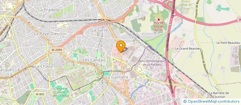 localisation de l'entreprise MCCP 3  CLERMONT-FERRAND