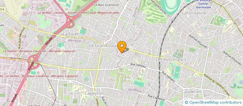 localisation de l'entreprise MCCP GABAS  BORDEAUX