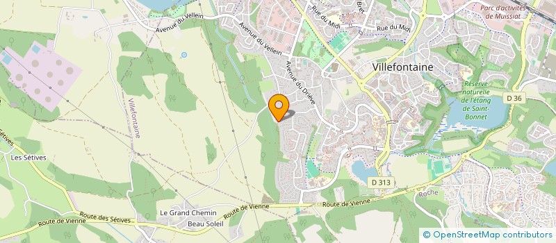 localisation de l'entreprise MCCR  VILLEFONTAINE