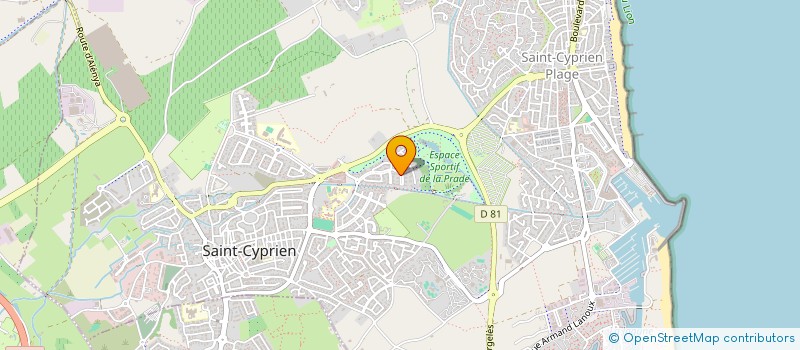 localisation de l'entreprise MCCS  SAINT-CYPRIEN