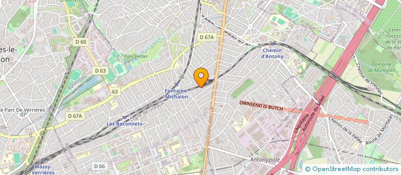 localisation de l'entreprise MCCV IMPORT à ANTONY