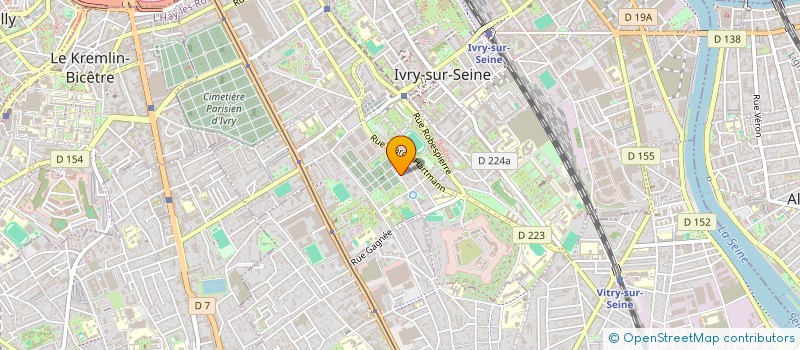 localisation de l'entreprise MCCVN HOLDING  IVRY-SUR-SEINE