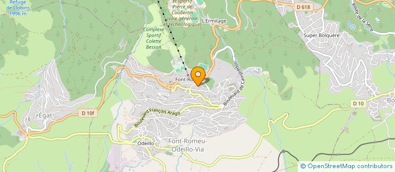 localisation de l'entreprise MCD  FONT-ROMEU-ODEILLO-VIA