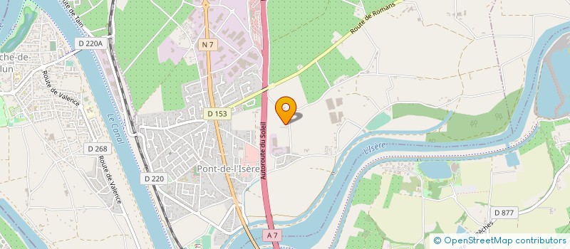 localisation de l'entreprise MCD à PONT-DE-L'ISERE