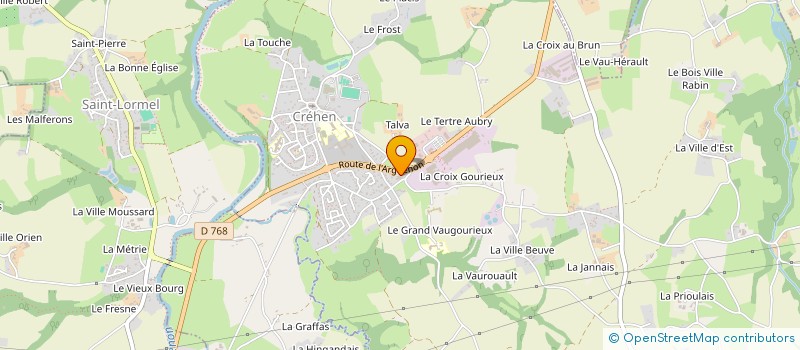 localisation de l'entreprise MCD  CREHEN