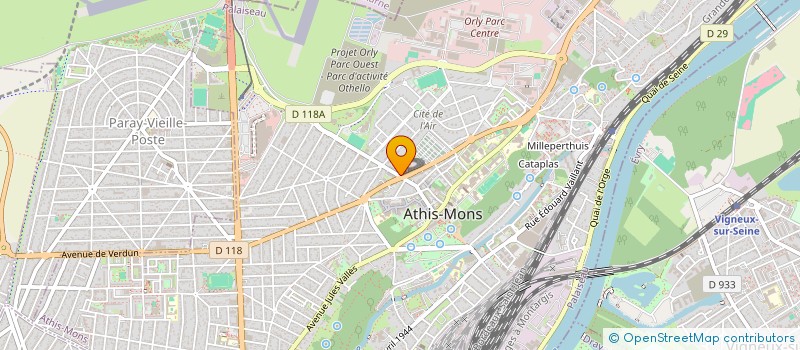 localisation de l'entreprise MCD à ATHIS-MONS