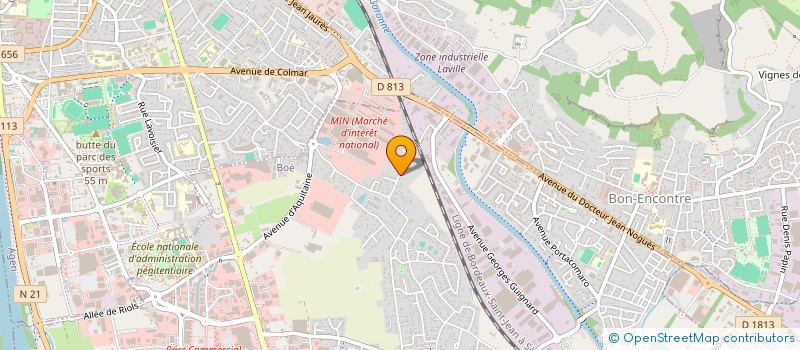 localisation de l'entreprise MCD  BOE