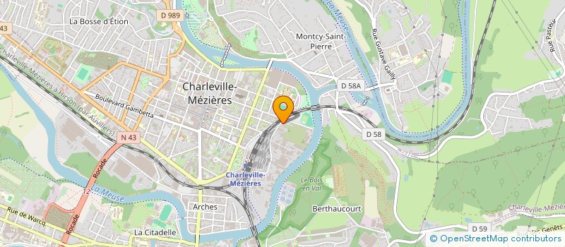 localisation de l'entreprise MCD  CHARLEVILLE-MEZIERES