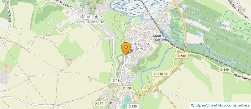 localisation de l'entreprise MCD  MONTREUIL-SUR-MER