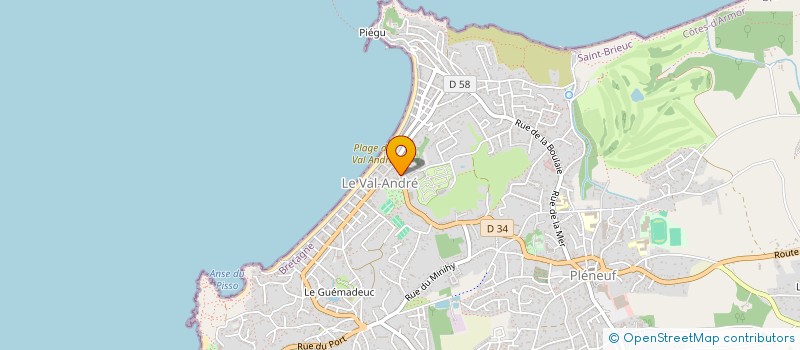 localisation de l'entreprise MCD  PLENEUF-VAL-ANDRE