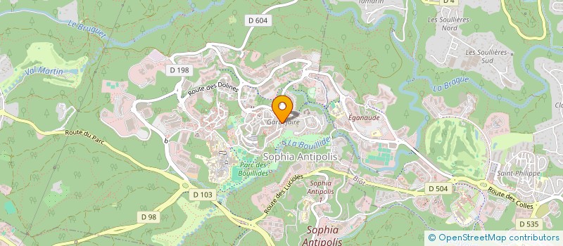 localisation de l'entreprise MCD BAT à VALBONNE