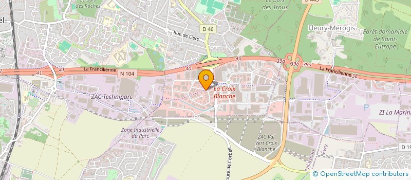 localisation de l'entreprise MCD BAT MANAGEMENT  SAINT-MICHEL-SUR-ORGE