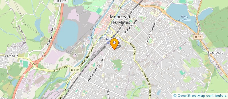 localisation de l'entreprise MCD CONFECTION à MONTCEAU-LES-MINES