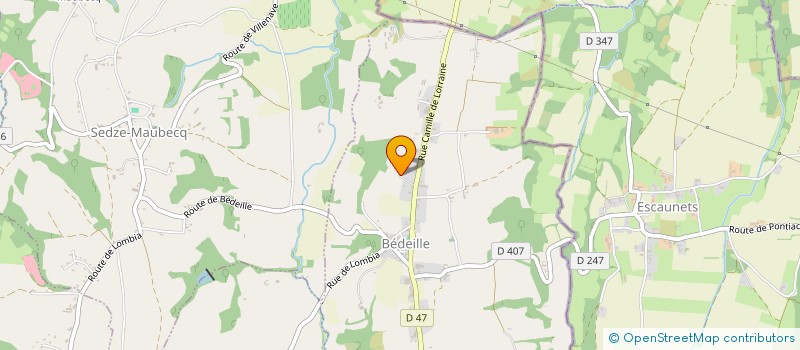 localisation de l'entreprise MCD IMMO  BEDEILLE