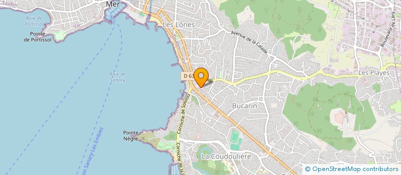 localisation de l'entreprise MCD INVEST à SIX-FOURS-LES-PLAGES