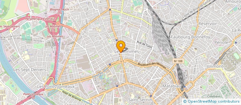 localisation de l'entreprise MCD OPTIQUE à TOULOUSE