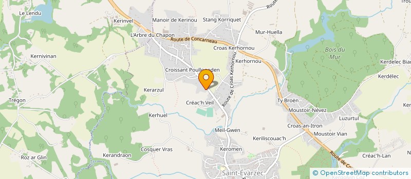 localisation de l'entreprise MCD OPTIQUE FOUESNANT à FOUESNANT