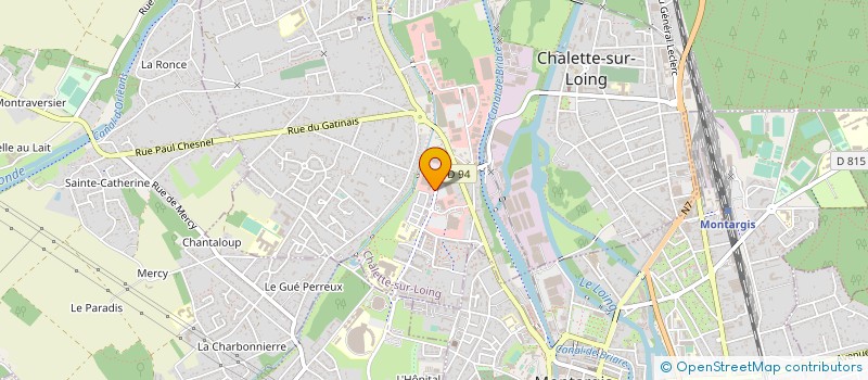 localisation de l'entreprise MCD RIVES DU LOING à CHALETTE-SUR-LOING