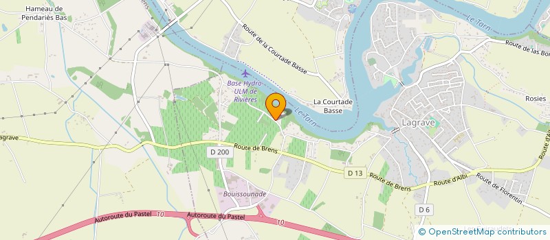 localisation de l'entreprise MCD17  LAGRAVE