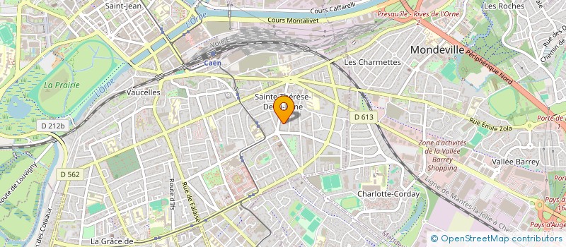 localisation de l'entreprise MCD5 à CAEN