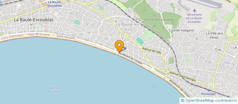 localisation de l'entreprise MCDAL  LA BAULE-ESCOUBLAC