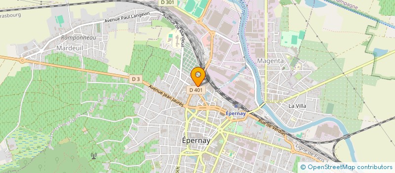 localisation de l'entreprise MCDC à EPERNAY