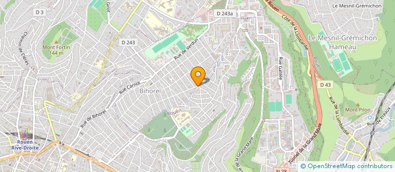 localisation de l'entreprise MCDE  BIHOREL