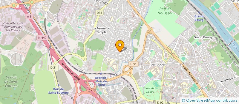 localisation de l'entreprise MCDECO EVENT à RIS-ORANGIS