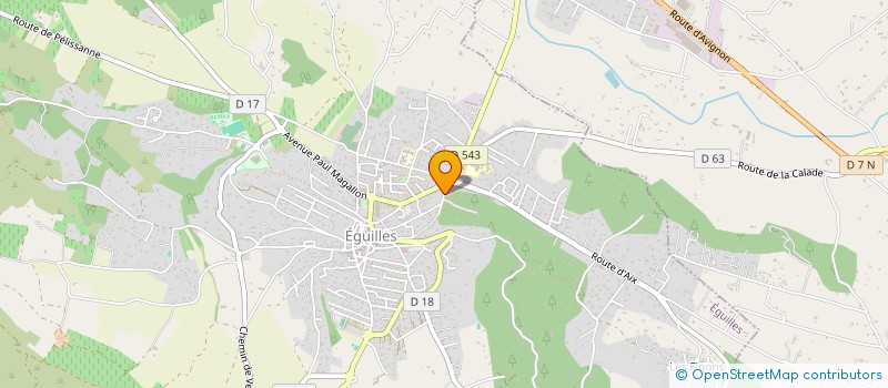 localisation de l'entreprise MCDF à EGUILLES