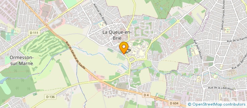 localisation de l'entreprise MCDI à LA QUEUE-EN-BRIE