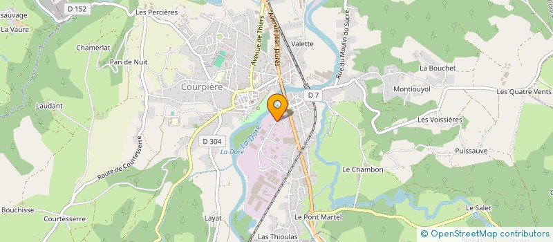 localisation de l'entreprise MCDISCOUNT à COURPIERE