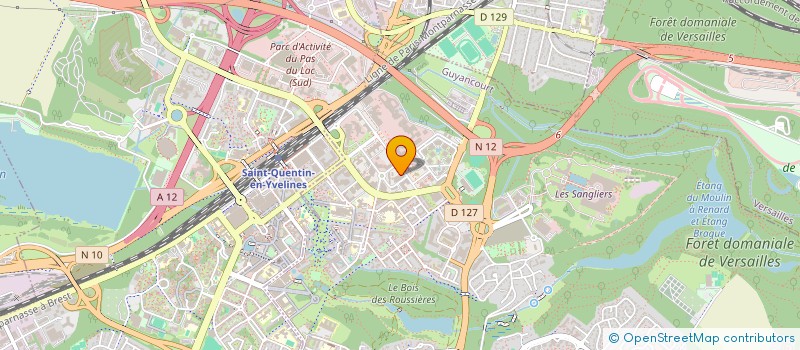 localisation de l'entreprise MCDONALD'S FRANCE  GUYANCOURT