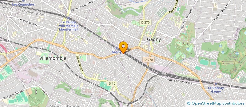 localisation de l'entreprise MCDPLUS à GAGNY