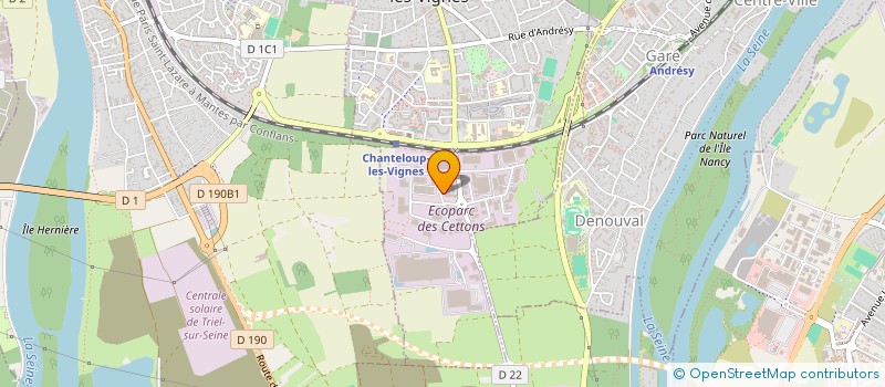 localisation de l'entreprise MCDR à CHANTELOUP-LES-VIGNES