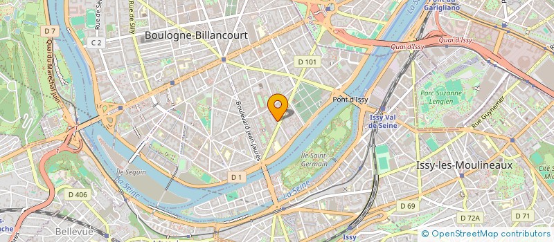 localisation de l'entreprise MCDR FINANCE à BOULOGNE-BILLANCOURT